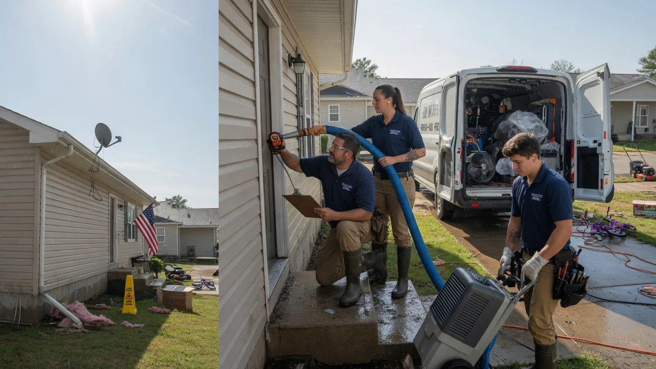 Ceiling Water Damage Restoration in Chataignier, LA near me