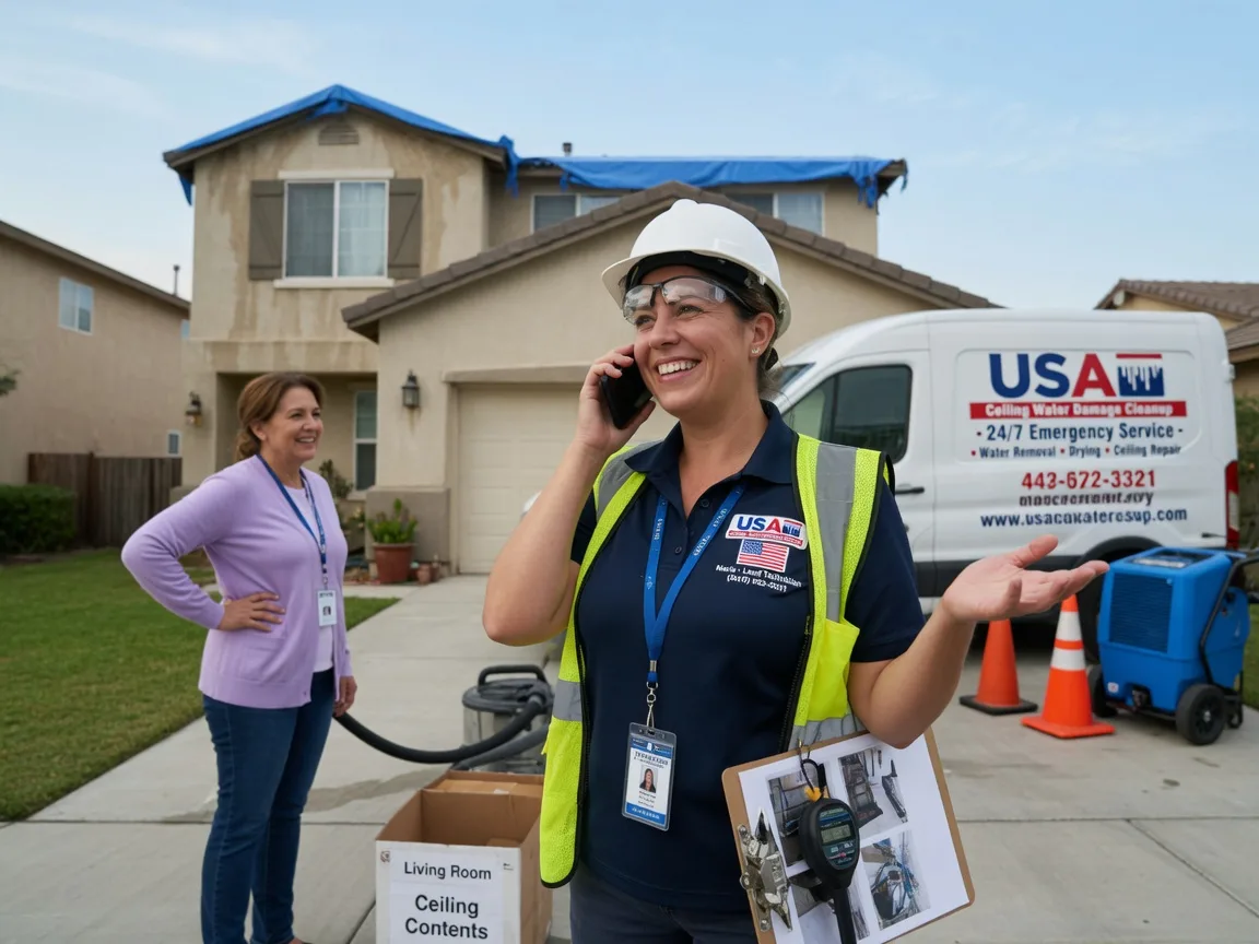 Ceiling Water Damage Restoration Chataignier, LA FAQs